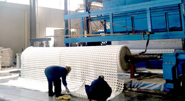 High-Strength Polyester Geogrid For Mining